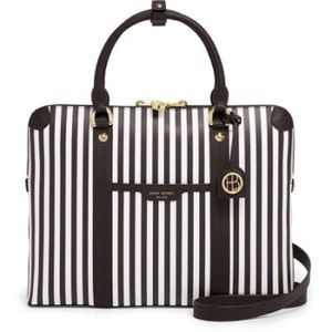 Henri Bendel West 57th Centennial Stripe Briefcase